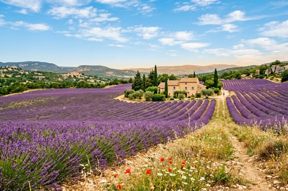 Zinderende zomerdagen en geurende paarse velden in de Franse Provence